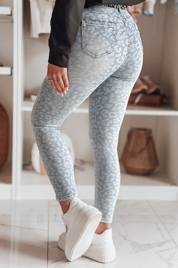 Női skinny farmer nadrág övvel FELINA kék Dstreet UY2474