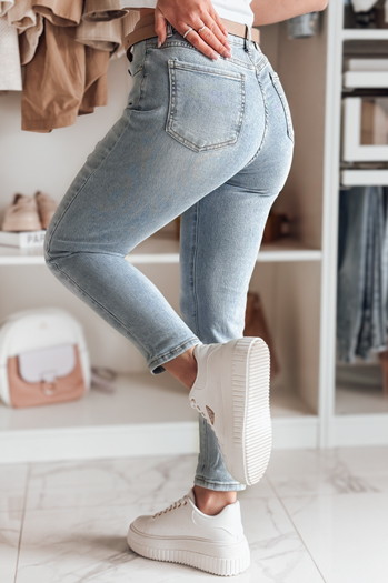 Női farmer mom fit nadrág MOMWAY kék Dstreet UY2489
