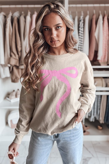 Női egyméretű oversize pulóver SOFTTIE cappuccion Dstreet BY1357