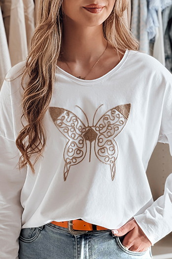 Női egyméretű oversize blúz FLOFLY fehér Dstreet RY2786