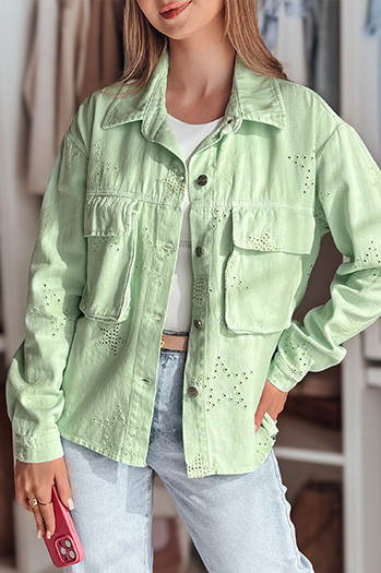 Női átmeneti egyméretű star STRASHINE menta kabát Dstreet TY4843