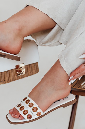 Női STELLSAN fehér Dstreet flip-flopok ZY0853