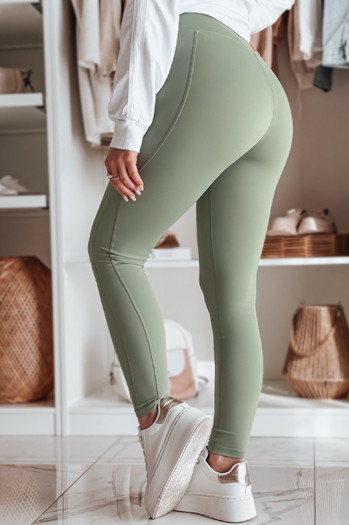 Női sport leggings FITTATO zöld Dstreet UY2603