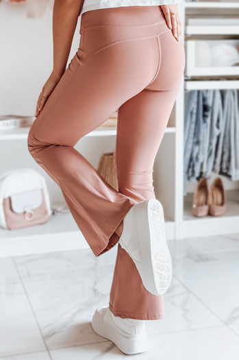 Női leggings harang alsó FARAFII rózsaszín Dstreet UY2616