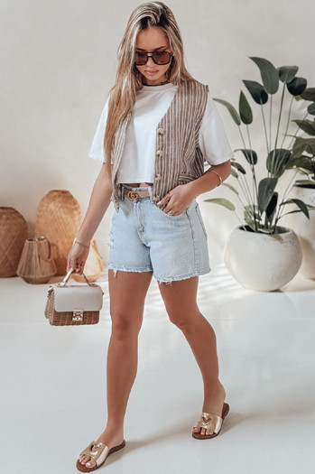 Női farmer rövidnadrág SUMMER JEAN kék Dstreet SY0484
