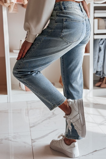 Női slim fit farmer nadrág SLIMEDEW kék Dstreet UY2667