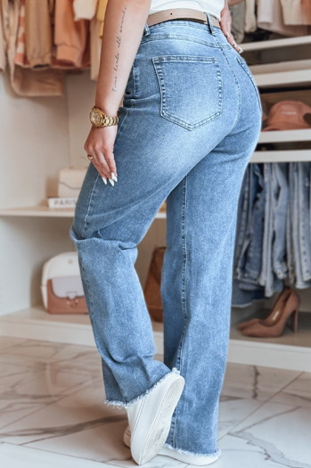 Női farmer baggy nadrág DOGERISS kék Dstreet UY2675 UY2675
