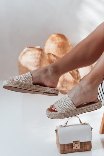 Női flip-flop PLAZENTA bézs Dstreet ZY0878 ZY0878