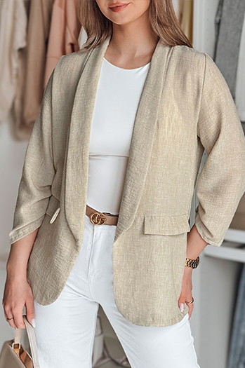 Női oversize kabát SOFT LOVE világosbarna Dstreet PY0133 Dstreet PY0133