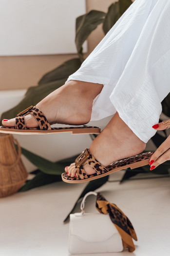 GLAMSTEP női flip-flop leopárd mintás Dstreet ZY0928 ZY0928