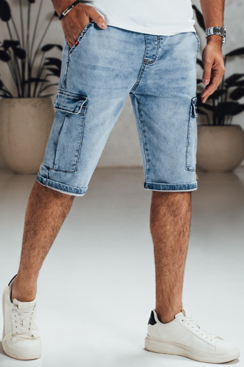 Férfi farmer rövidnadrág kék Dstreet SX2553