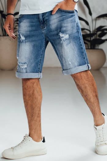 Férfi farmer rövidnadrág kék Dstreet SX2562