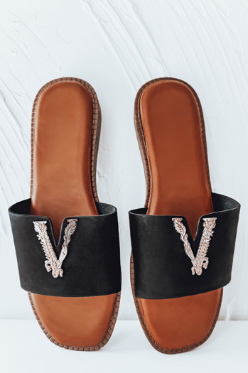 Női SOLVINA flip-flopok fekete Dstreet ZY0958