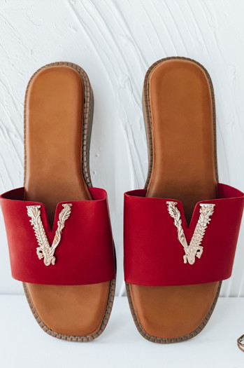 Női SOLVINA flip-flop piros Dstreet ZY0960 ZY0960