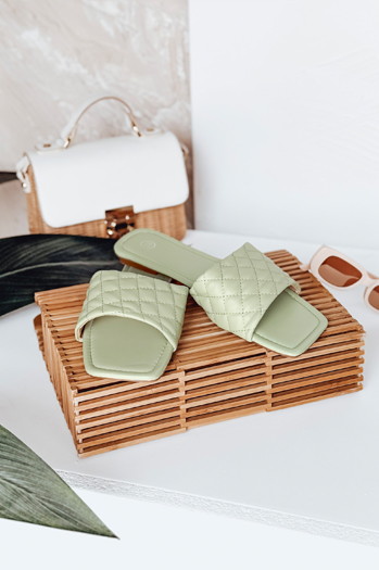 Női SATELIVA flip-flopok zöld Dstreet ZY0971