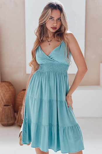 MISSBREEZE midi ruha kék Dstreet EY2624