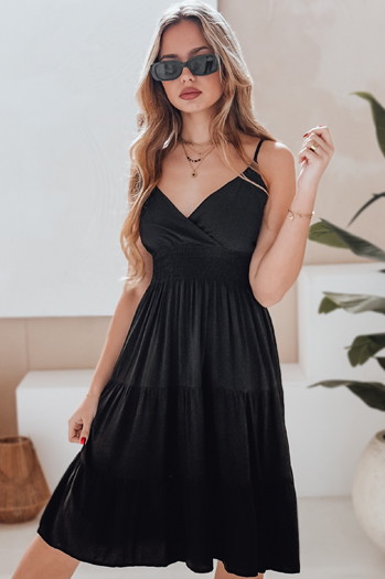 MISSBREEZE midi ruha fekete Dstreet EY2626