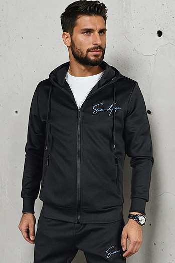 Férfi fekete tréningruha Dstreet AX0814