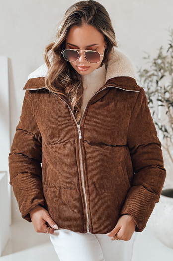 Női télikabát TRENDYGLAM barna Dstreet TY4941