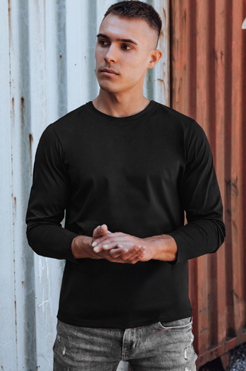 Férfi fekete Dstreet hosszú ujjú LX0577