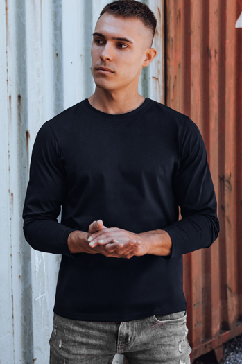 Férfi sötétkék Dstreet hosszú ujjú LX0580