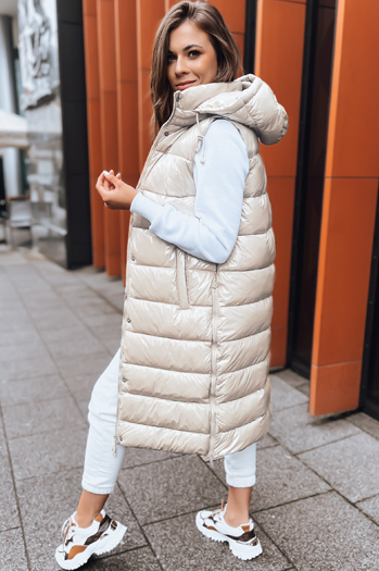 Női steppelt mellény GANTINI fehér Dstreet TY5488