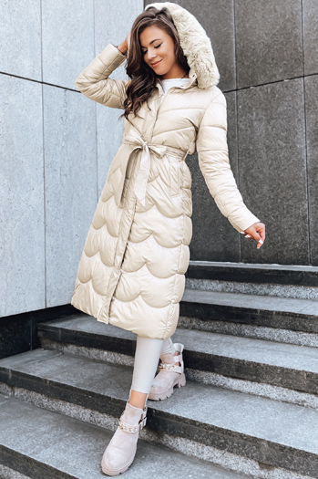 Női téli kabát SCARLET Szín Camel DSTREET TY3805