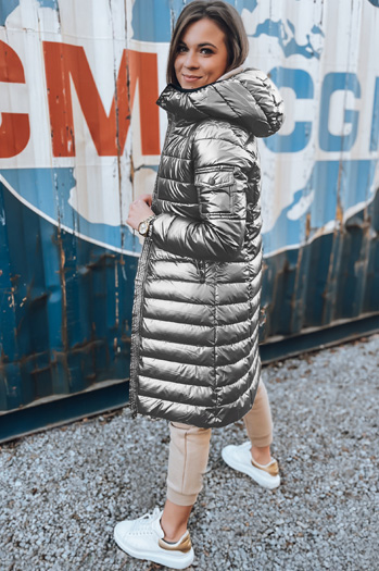 Női steppelt télikabát LESSI silver Dstreet TY5519 TY5519