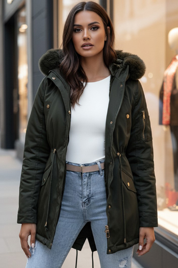 Kurtka damska ERISS zielona Dstreet TY4534z