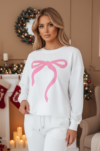 Női egyméretű oversize pulóver SOFTTIE fehér Dstreet BY1358z