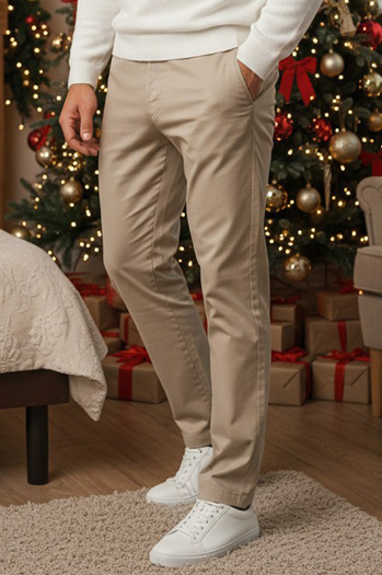 Férfi bézs színű nadrág Dstreet UX4414z