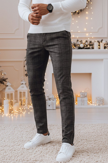 Férfi alkalmi sötétszürke nadrág Dstreet UX4399z