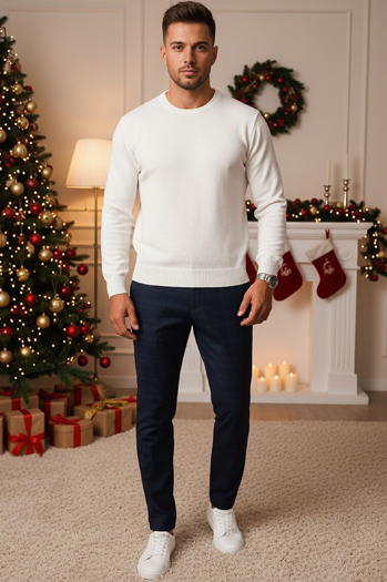 Férfi sötétkék chino nadrág Dstreet UX4393z