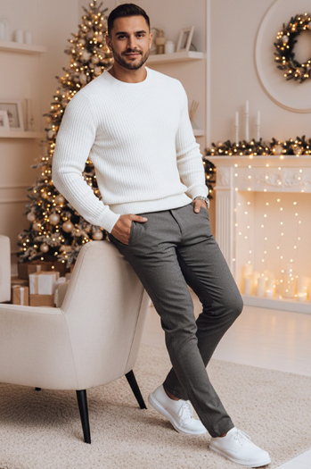 Férfi sötétszürke chinos nadrág Dstreet UX4388z