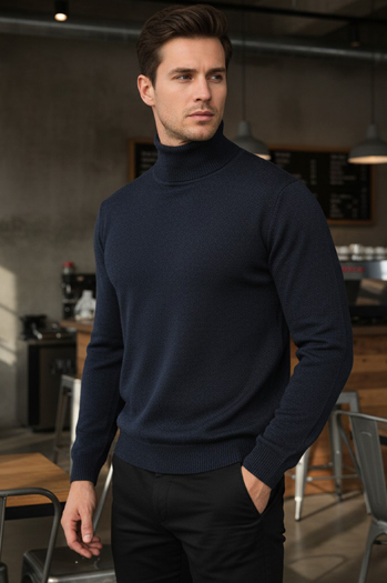 Férfi sötétkék golf Dstreet WX2358