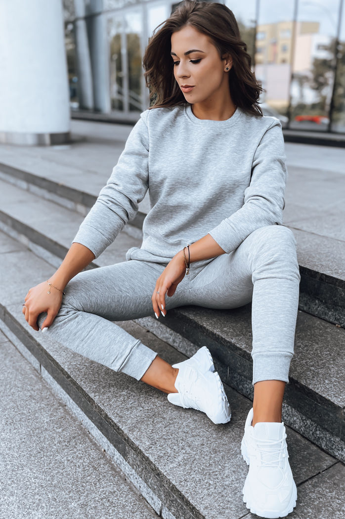 Női nem kapucnis pulóver FASHION II Szín Szürke DSTREET BY0152