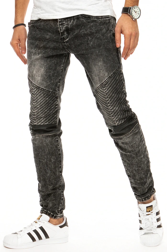 Férfi slim fit farmernadrág fekete színben Dstreet UX2942