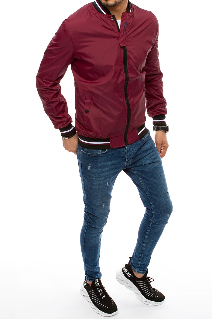 Claret átmeneti férfi dzseki Dstreet TX3681