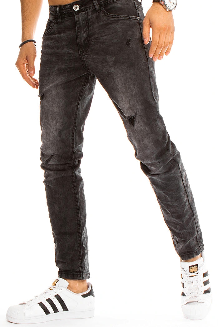 Férfi slim fit farmernadrág fekete színben Dstreet UX3211