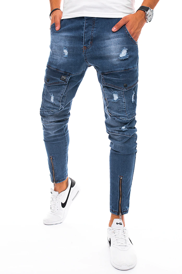 Kék férfi famer jogger Dstreet UX3293