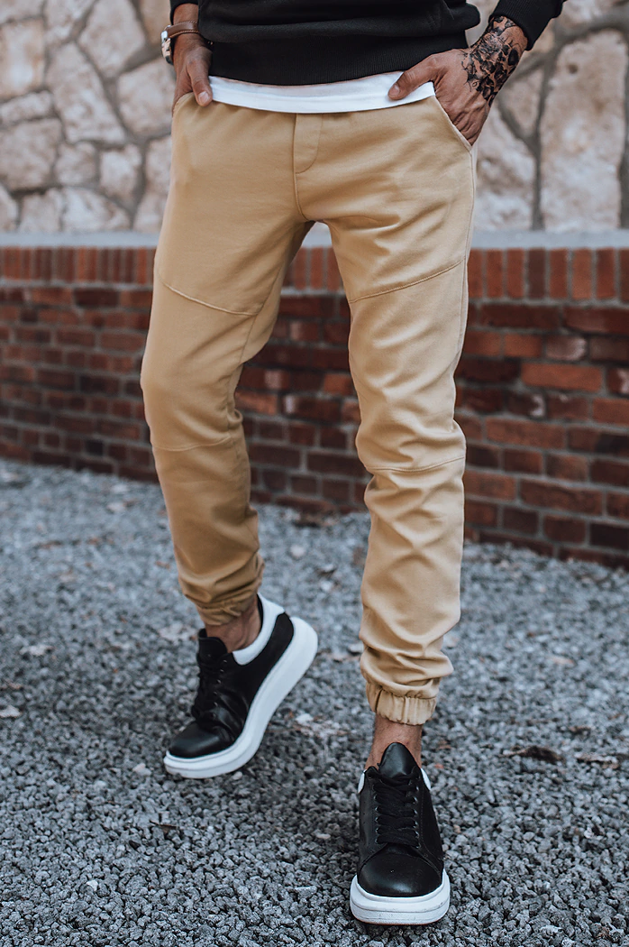 Bézs férfi farmer jogger Dstreet UX3301
