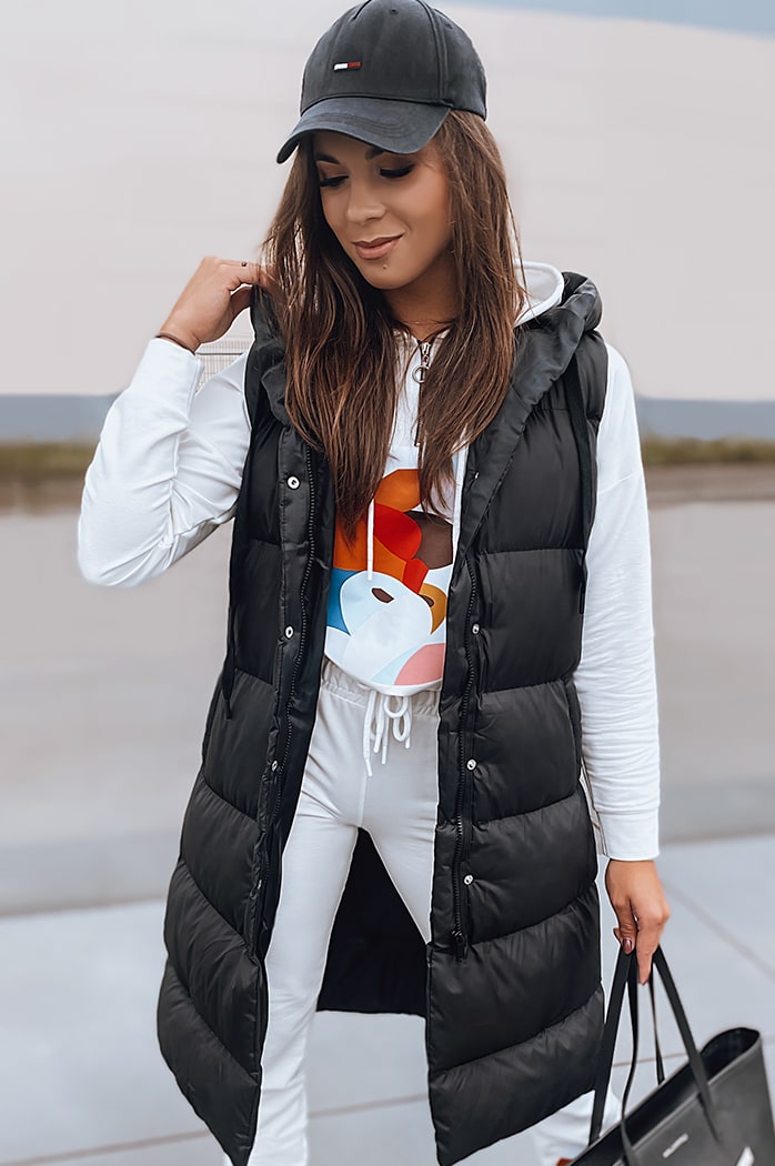 Női steppelt mellény AVIA fekete Dstreet TY2130