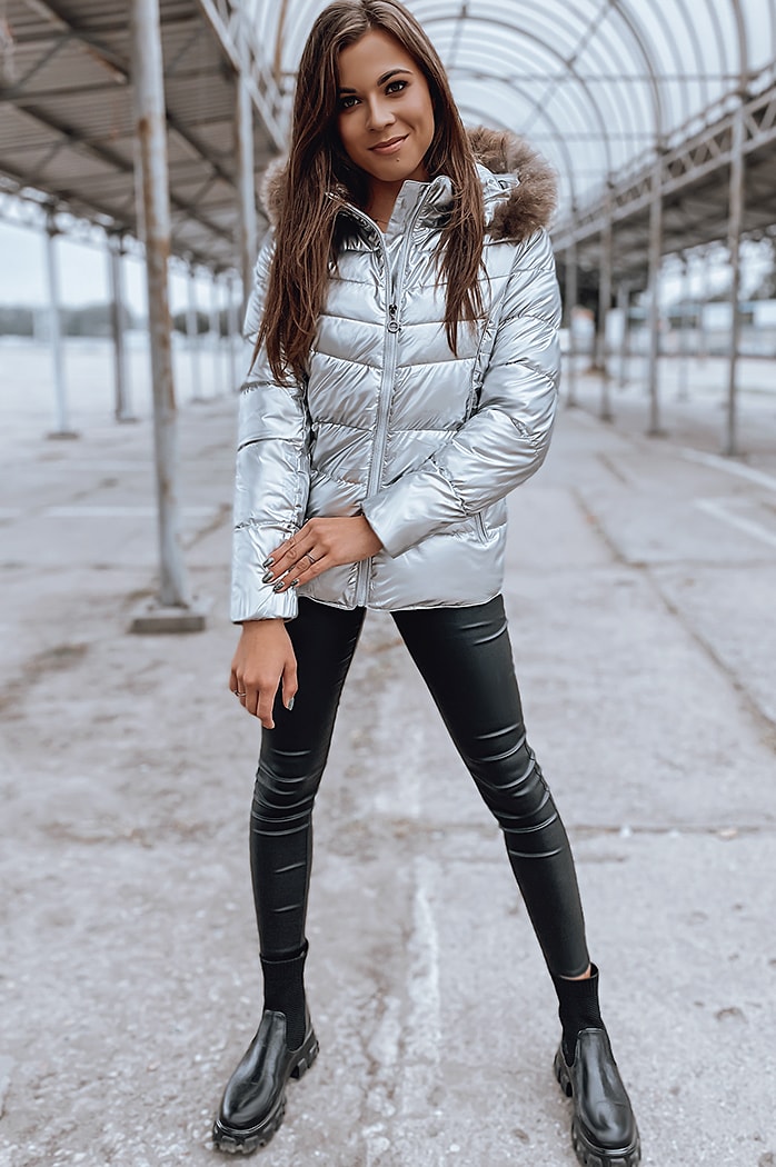 Női téli dzseki NELLY Szín Ezüst DSTREET TY2273