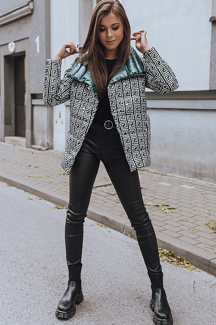 Női steppelt dzseki DELSY Szín Zöld DSTREET TY2348