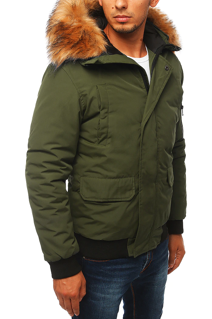 Zöld férfi dzseki Dstreet TX3941