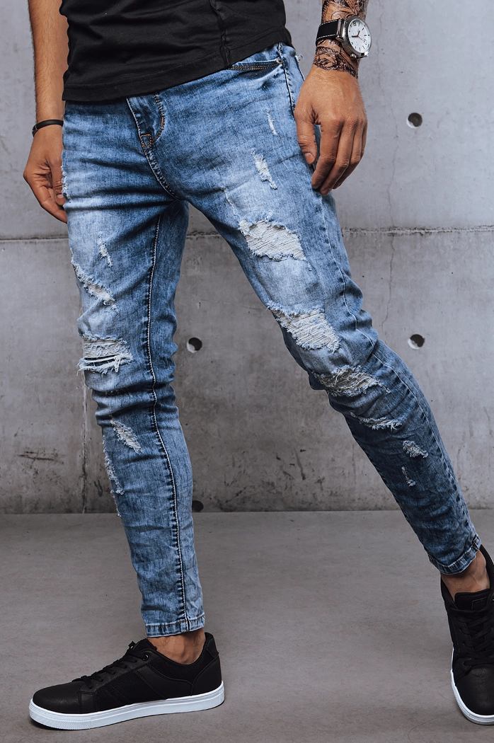 Férfi regular fit farmernadrág kék színben Dstreet UX3593