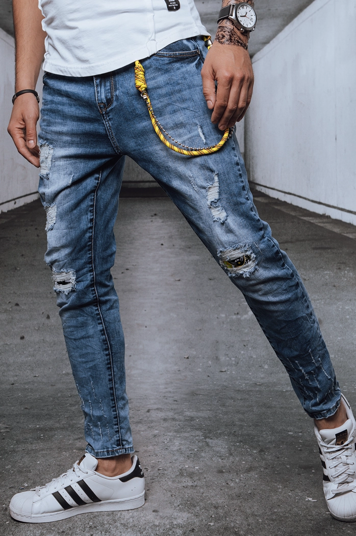 Férfi slim fit farmernadrág kék színben Dstreet UX3717