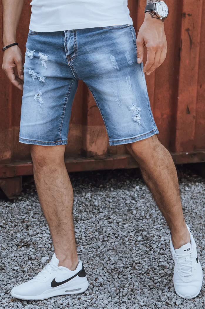 Férfi farmer rövidnadrág kék Dstreet SX2154