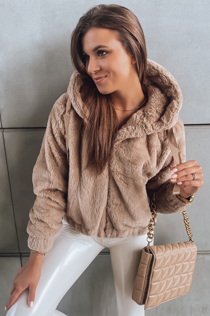 Női oversize dzseki FRESCO Szín Camel DSTREET TY2973