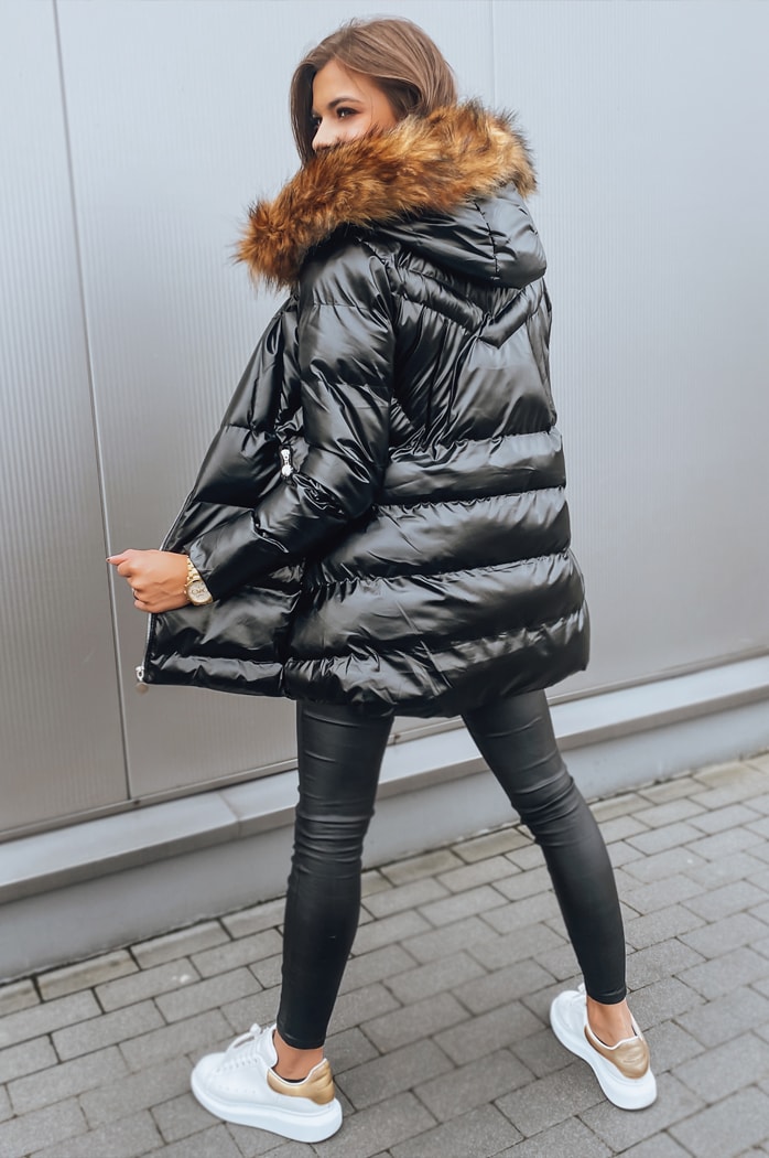 Női dzseki GISEL fekete színben Dstreet TY3092